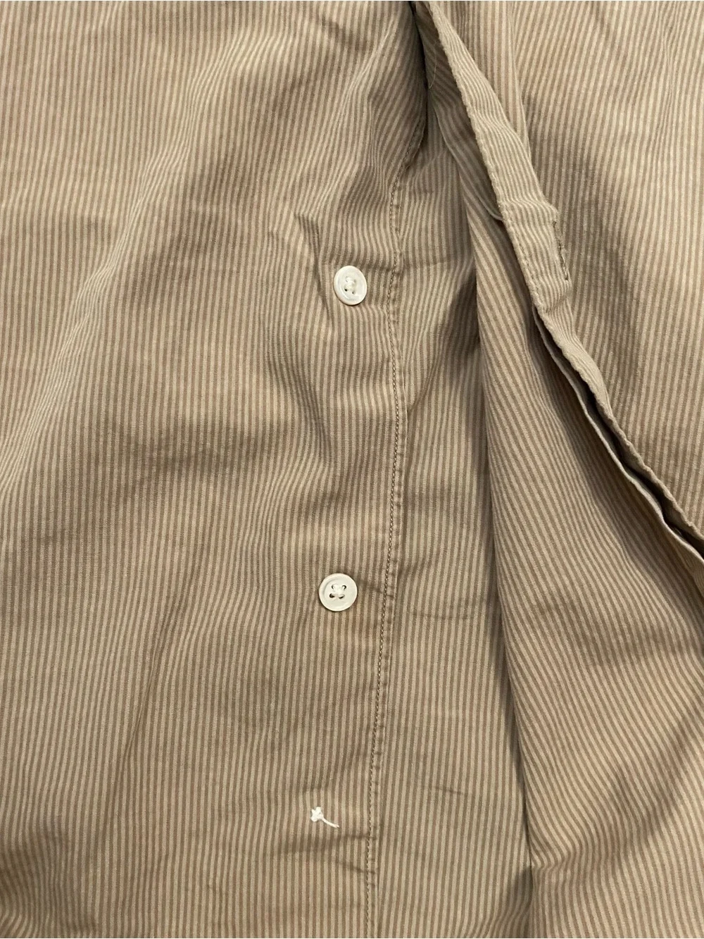 Banana Republic Men's Short-Sleeve Button-Down in Khaki